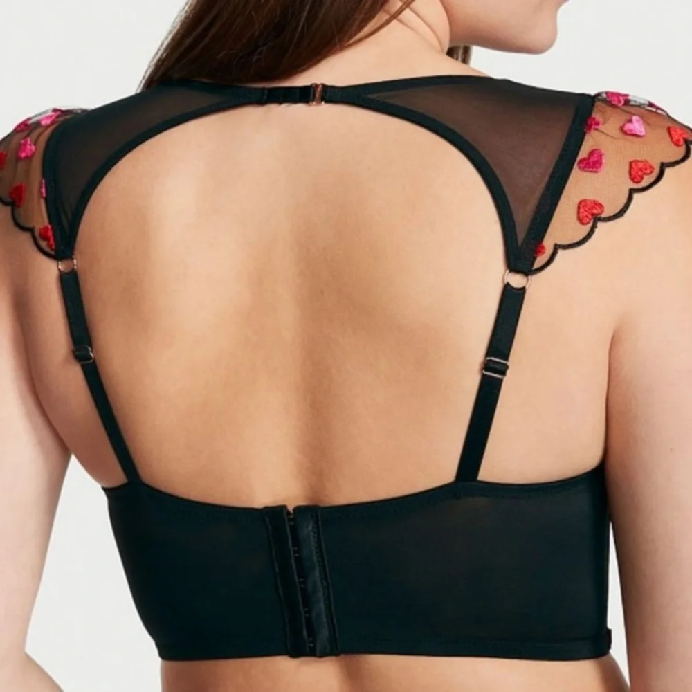 NWT Victoria’s Secret DREAM ANGELS Lightly Lined Heart Embroidery Corset - Picture 2 of 7